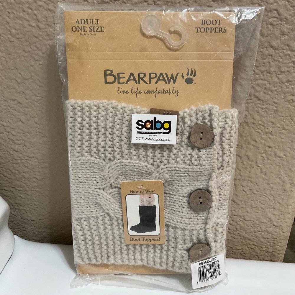 NEW! BearPaw Boot Toppers